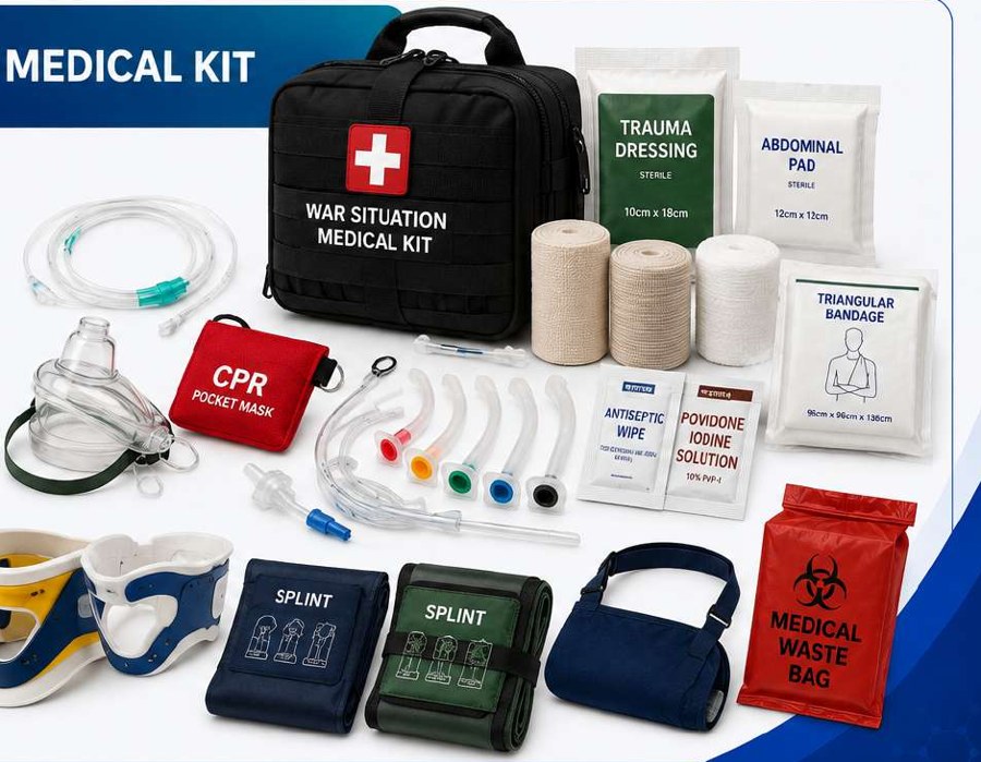 War Situation Medical Kits contents