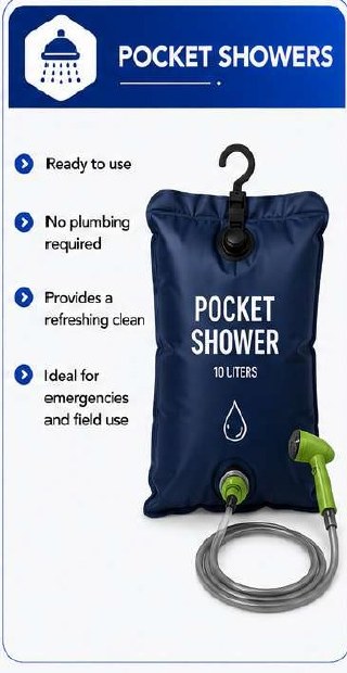 Pocket Showers contents